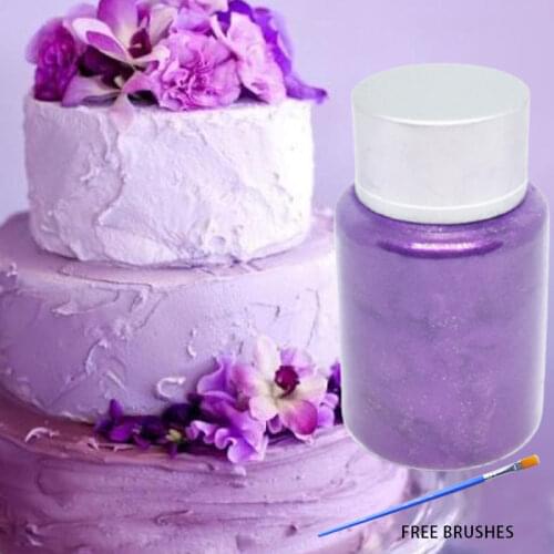 10g Edible Gold Powder Purlish Powder Cake Fondant Chocolate Decoration Powder Pearl Baking Color Dust Edible Glitter Powder