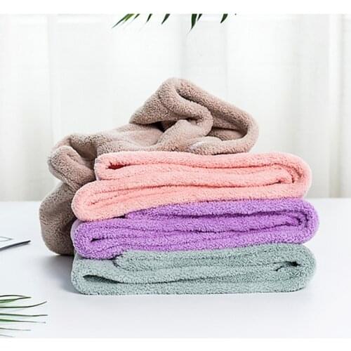 1pcs Microfibre After Shower Hair Drying Wrap Womens Girls Ladys Towel Quick Dry Hair Hat Cap Turban Head Wrap Bathing Tools