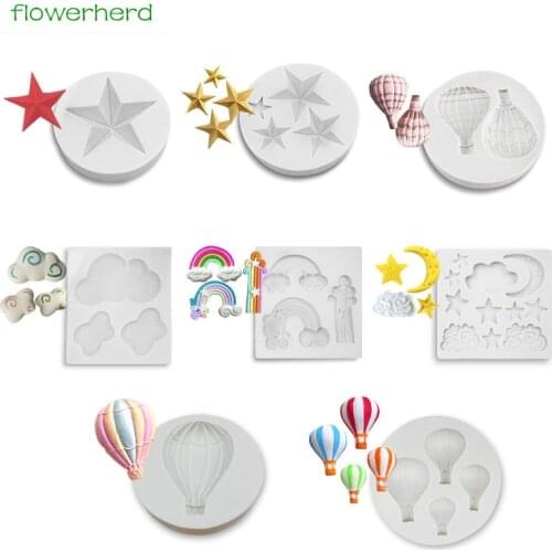 Sugarcraft Balloon Silicone Mold Fondant Mold Cake Decorating Tools Chocolate Polymer Clay Handmade Craft Tools Gumpaste Mold