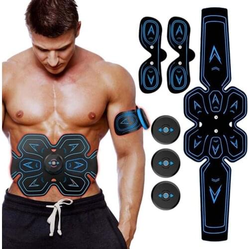 ABS Stimulator Abs Trainer Muscle Toner Abdominal Toning Belt Workouts Portable AB Training Home Office Fitness Equipment