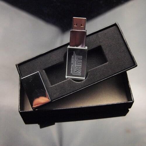 Usb flash drive Crystal with Gift Box pendrive2.0 32gb 64gb memory stick pen drive 4GB 8GB 16GB usb special gift USB Flash Drive
