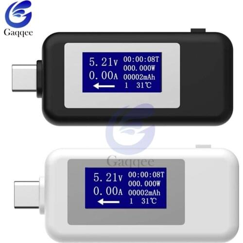 Type-C USB Tester DC Digital Voltmeter USB-C Voltage Current Meter Ammeter Detector Type C Power Bank Charger indicator USB
