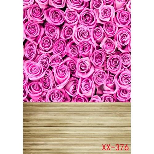 Vinyl Custom Photography Backdrops Prop Valentine day floral floor Theme Photography Background #21163