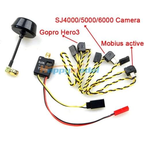 1Pc 5.8G 600mW 32CH Wireless Transmitter for Gopro hero3/4 Mobius active 808 SJ