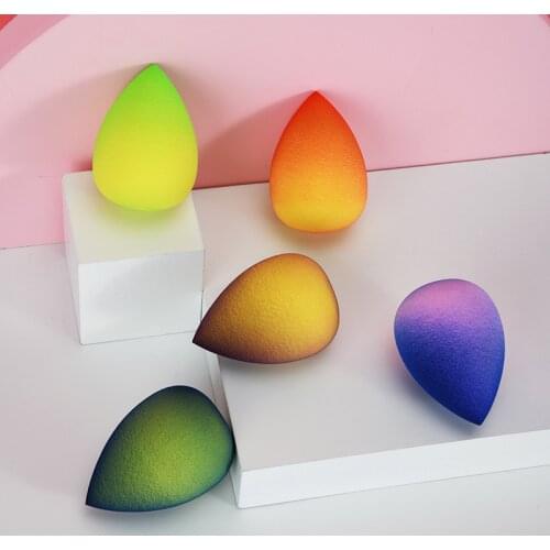 1PC Beauty Egg Face Foundation Powder Cream Sponges Cosmetic Facial Puff Makeup Sponge Puff Makeup Blender Womens Beauty Tool