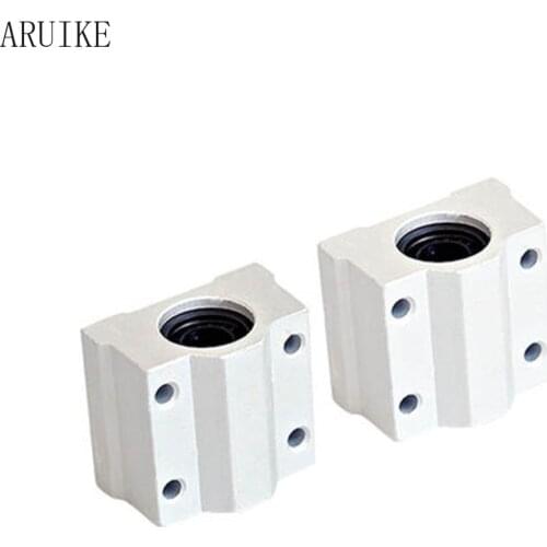 1pcs scs20uu scs16mm/20mm/25mm/30mm/35mm/40mm Linear Motion Ball Bearing CNC Slide Bushing for linear shaft DIY 3D printer part