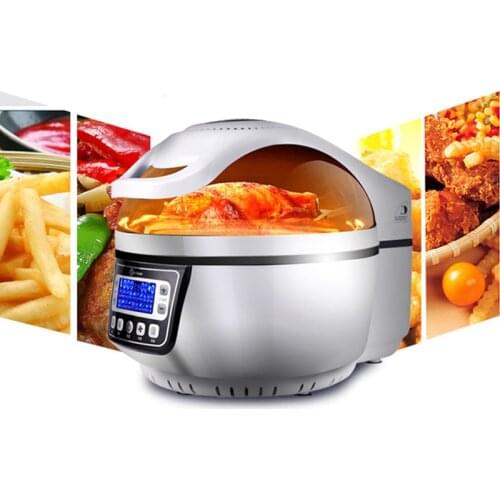 10L Air Fryer Oil-free Frying Machine Multi-functional Home Oven Large Capacity Intelligent Electric Smokless Frying Pan HA-05A