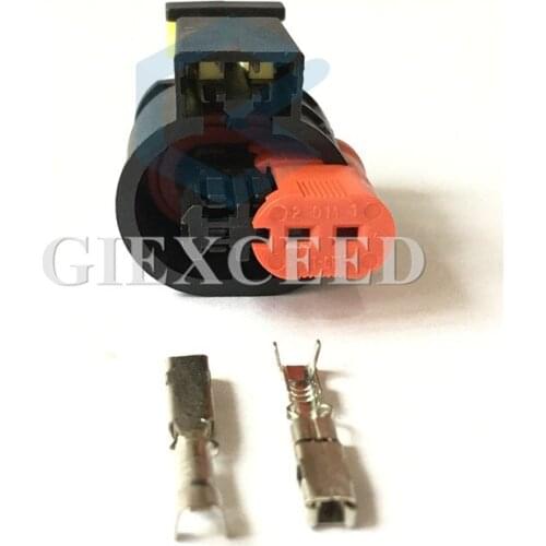 2 Sets 2 Pin 284556-1 Automotive Connector VVT Plug The Electromagnetic Valve Socket For Buick Chevrolet Cruze