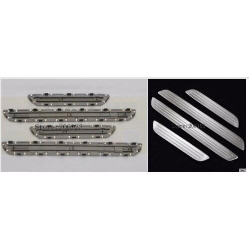 2011 2012 2013 2014 2015 2016 2017 for Porsche Cayenne scuff plate /Door sills one set for 4pcs Stainless steel