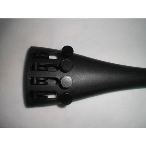 4 PCs Quality Carbon Fiber Cello Tail piece 1/2 with fine tuner Cello parts