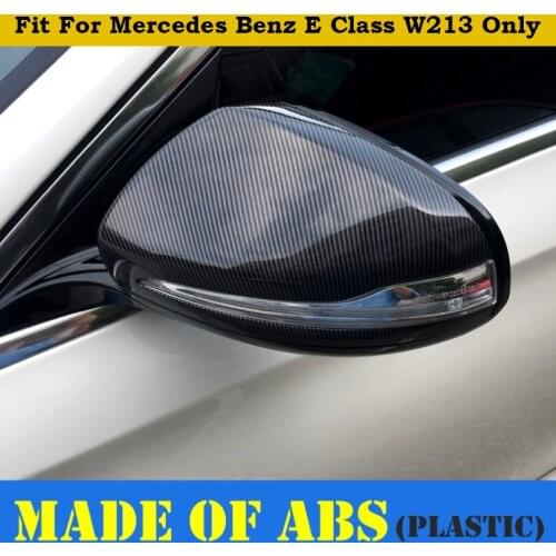 Accessories For Mercedes Benz E CLASS W213 2016 2017 2018 Outside Door Rearview Mirror Protector Shell Cover Housing Kit Matte