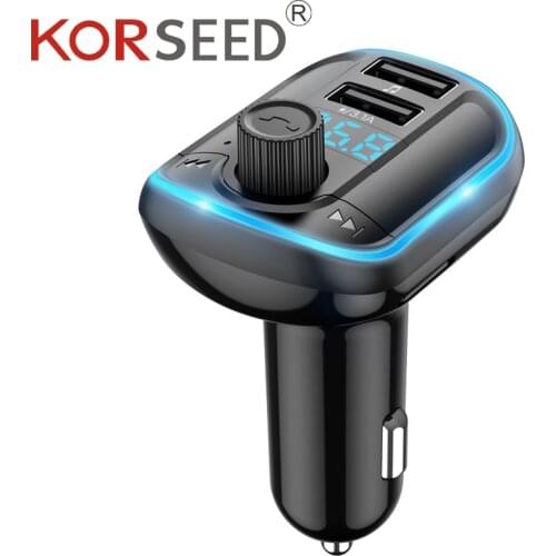 Car Accessories Bluetooth 5.0 Receiver FM Transmitter Car MP3 Player with LED Screen Wireless Radio Transmitter Modulator