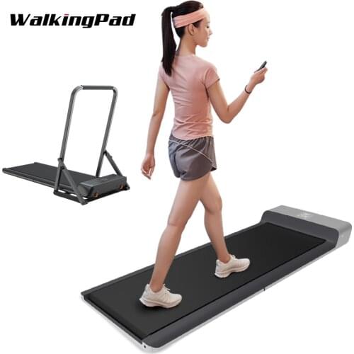 WalkingPad Treadmill A1 With Handrail Smart Foldable Electric Sport Walking Machine Body Building Training Exercise Equipment