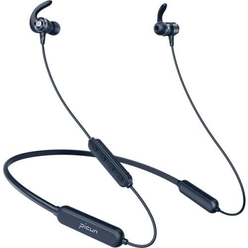 Picun H18X Bluetooth 5.0 Wireless Headphones Sport earphones 35H Play Time IPX7 Waterproof Stereo Neckband For Smartphone