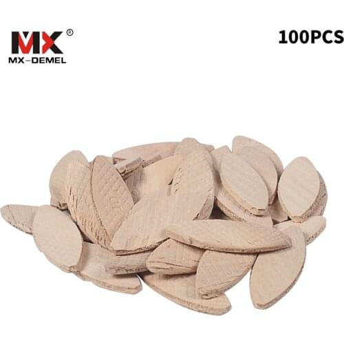 MX-DEMEL No. 10# Assorted Wood Biscuits For Tenon Machine Woodworking Biscuit Jointer 100Pcs Power Tool Woodworking Accessories