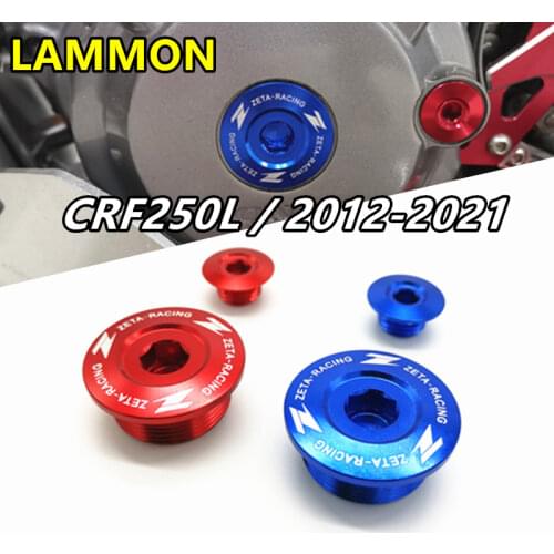 FOR HONDA CRF250L 2012-2018 Motorcycle Accessories CNC Engine Cover Hole Decorative Screw Cover