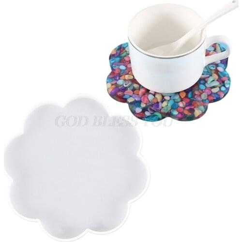 Tray Molds DIY Resin Coaster Molds Silicone Resin Tray Molds Epoxy Resin Casting Molds for DIY Casting Home Decoration Drop Ship