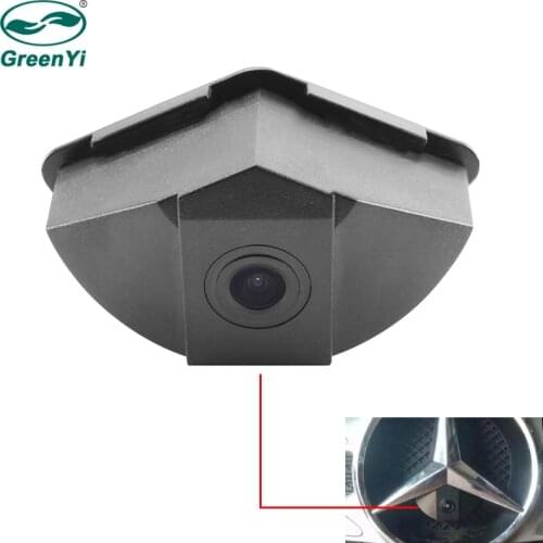 GreenYi Car Front View Camera for Benz Mercedes Vito Viano A B C E G GL SLK GLK SL R Night Vision Vehicle CCD Chip Logo Camera
