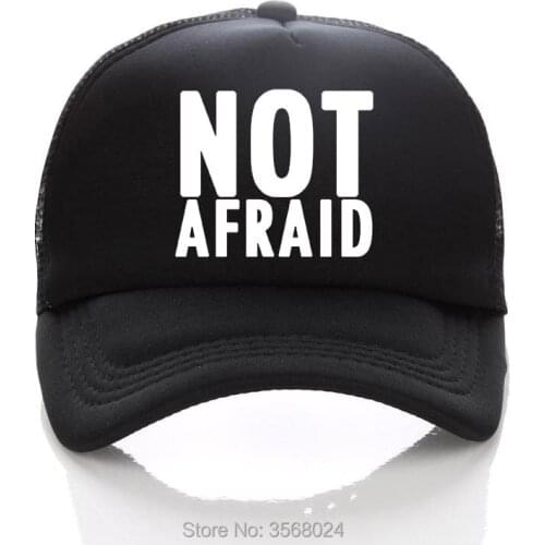 NOT AFRIAD hats Summer HIP HOP EMINEM CAPS Children Full Black BLZ Baseball Hats Curved Brim Adult/Kids Caps adjust Peaked hat