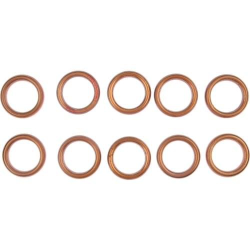 10x Metal Motorcycle Exhaust Pipe Gasket Rings for GY6 49cc/50cc/110cc/150cc Scooter ATV