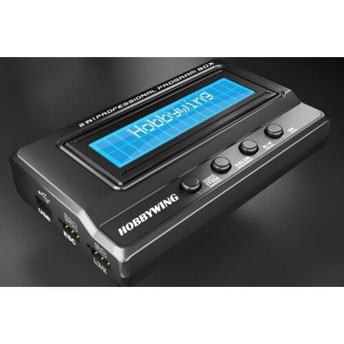 1pc Hobbywing 3in1 Multifunction Professional LCD Program Box with Voltage Detection -Upgraded Version of 2in1