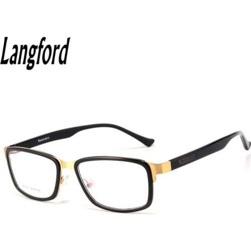 Frame eyeglasses square frame men woman optical plain glasses eyewear frames acetate flexible comfortable big face 1007