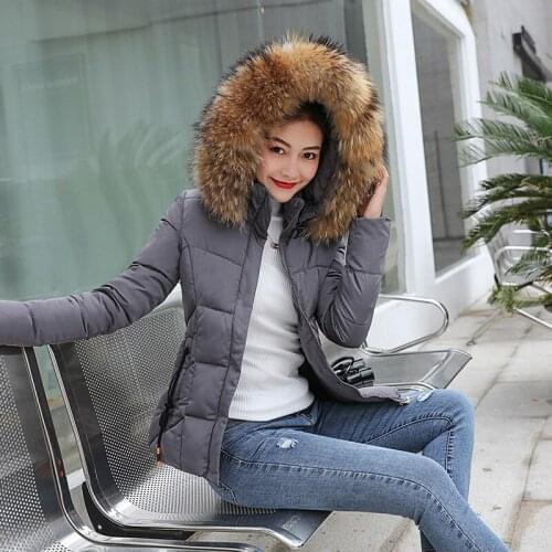 Autumn And Winter Parkas Short Warm Jackets For Women Stand Collar Glossy Cotton Padded Clothing Female Wadded Coats