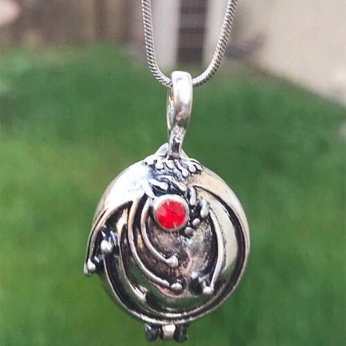 The Vampire Diaries Necklace Elena Gilbert Fashion Vervain Verbena Pendant Photo Locket Jewelry Men Women Christmas Party Gift