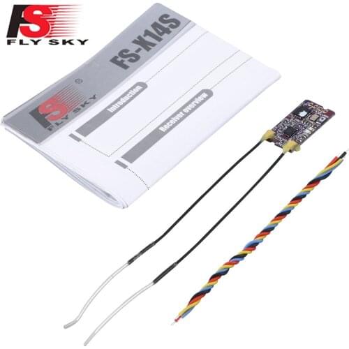 Flysky FS-X14S 2.4G 14CH AFHDS 2A RC Receiver Support PPM S.BUS Output For NV14 I6X I6S I6 I4 Transmitter