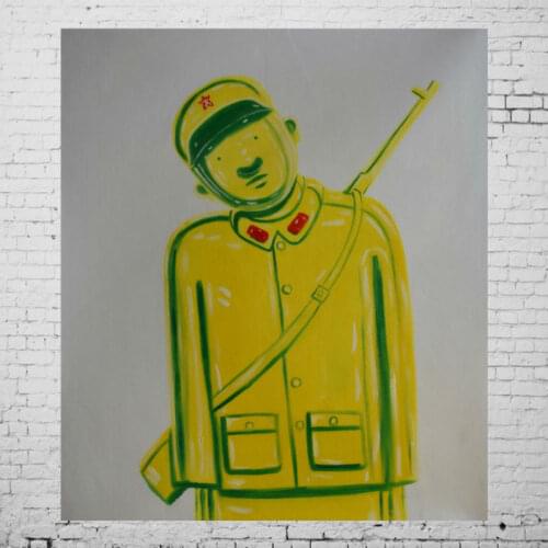 Hand Painted Oil Painting on Canvas Home Decor Modern Wall Art Picture for Living room Shen Jingdong Painting 20x24Inch