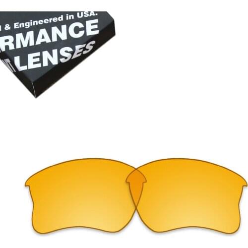 ToughAsNails Replacement Lenses for Oakley Flak Jacket XLJ Sunglasses Clear Yellow (Lens Only)