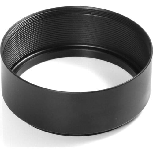 Universal 49mm Screw-in Mount Metal Tele Lens Filter Thread Hood for Canon Sony Pentax DSLR Camera