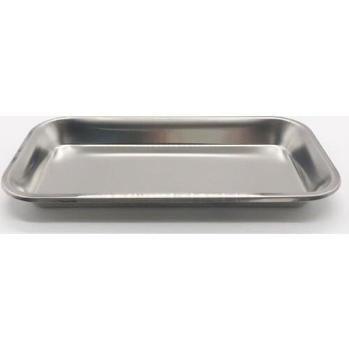 Stainless Steel Medical Instruments Bending Tray Disinfection Plate For Dentist
