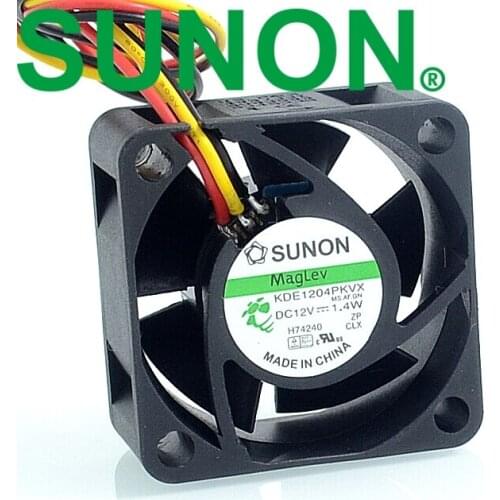 40*40*20mm 3-wire 4020 40mm silent fan 1.4W KDE1204PKVX cooling fan
