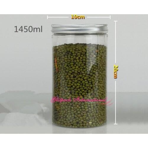 45pcs 10*20cm 1450ml food storage containers plastic 50oz kitchen containers for sale,storage jars
