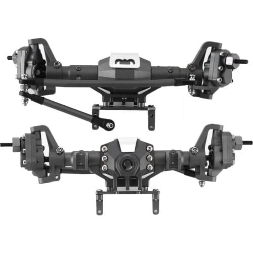 Aluminum CNC Anodized Full Front Rear Portal Axle For Axial SCX10 II 90046 90047 1/10 RC Crawler Car Upgrade Parts