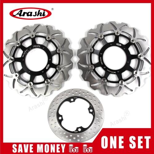 Arashi 1 Set For HONDA CBR F 600 2001 2002 2003 2004 2005 2006 2007 CBR600F Floating Front Brake Disk Rear Brake Disc Rotor