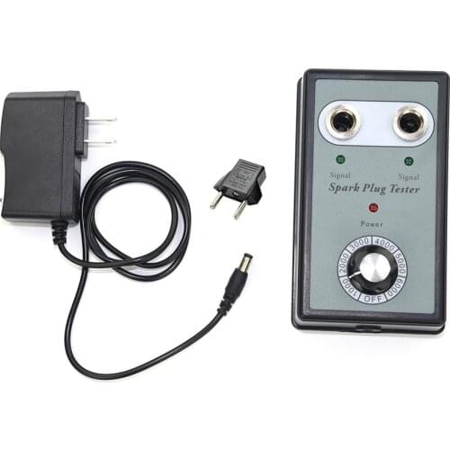 Automotive Diagnostic Tool Car Spark Plug Tester IgnitionTesters Double Hole Analyzer for 12V Gasoline Vehicles Petrol Car Auto