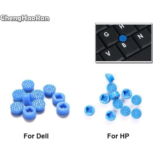 ChengHaoRan 2pcs Laptop Notebook Trackpoint Pointer Mouse Blue Stick Point Cap For DELL HP Keyboard Trackpoint Little Dot Cap