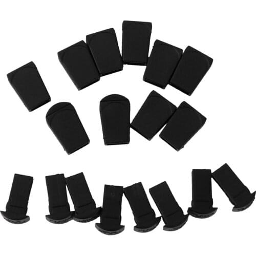 10pcs Black Zipper Pulls Cord Rope Paracord Ends Lock Split Buckles