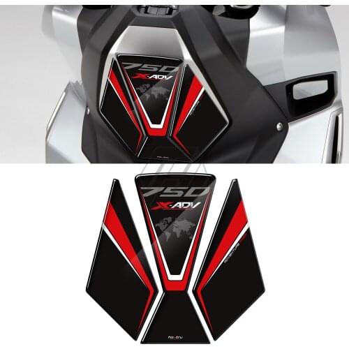 For Honda Scooter X-ADV Xadv 750 Motorcycle Tank Pad Protector Sticker 3D Resin
