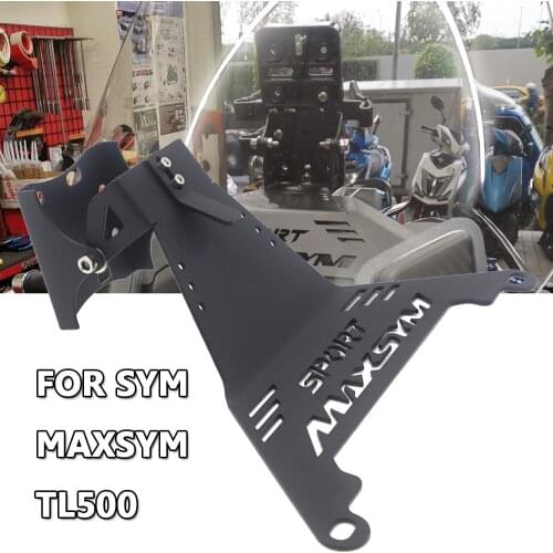 For SYM MAXSYM TL 500 TL500 2020 Motorcycle Accessories New motorcycle front mid navigation bracket GPS mobile phone charging