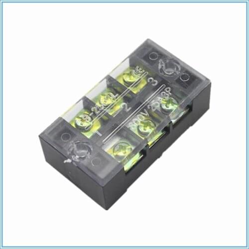 1Pcs Dual Row Screw Terminal Block Strip 600V 15A TB-1503