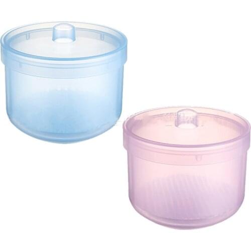 Nail Drill Bits Disinfection Box Round Manicure Clipper Cutter Tweezers Plastic Nail Drill Bits Disinfection Clean Storage Case