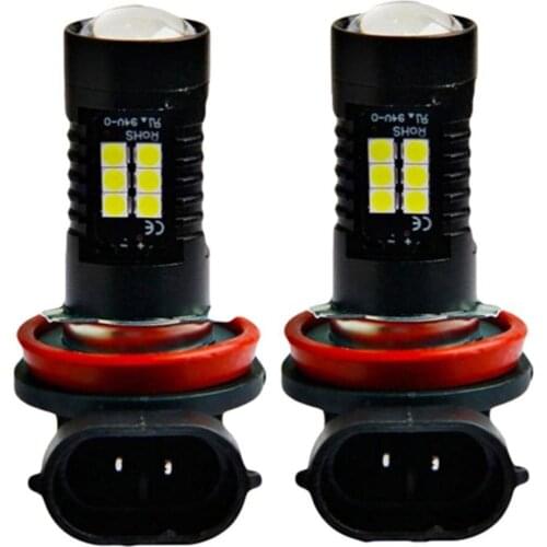 H8 H11 Led HB4 9006 HB3 9005 Fog Lights Bulb 3030SMD 1200LM 6000K White Car Driving Running Lamp Auto Leds Light 12V 28V