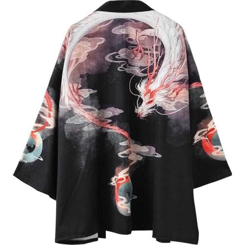 Japanese kimono cardigan men haori yukata male samurai costume clothing kimono jacket mens kimono shirt yukata haori