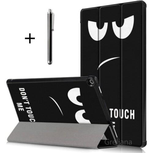 Magnetic Case for Amazon Kindle Fire HD 10 2019 2017 Cover PU Leather Smart Tablet Case for Kindle Fire HD10 7/9th Gen 2019 Capa