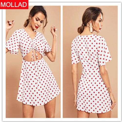 MOLLAD Red Summer Dresses