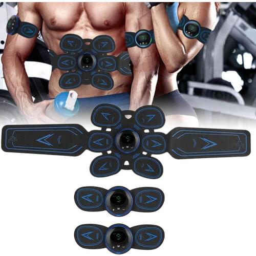 Abdominal Muscle Stimulator with LCD Display for Men/Women EMS Abs Trainer Home Gym Workout Exercise Vibration Fitness Massager