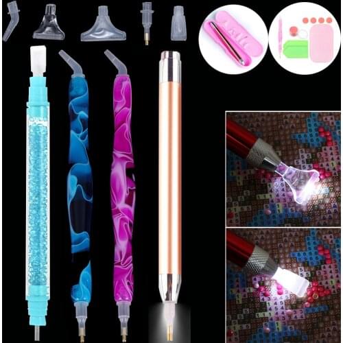 Collection Multiple Styles Resin Diamond Painting Point Drill Pen Embroidery Cross Stitch Embroidery Hobby DIY Craft Accessories